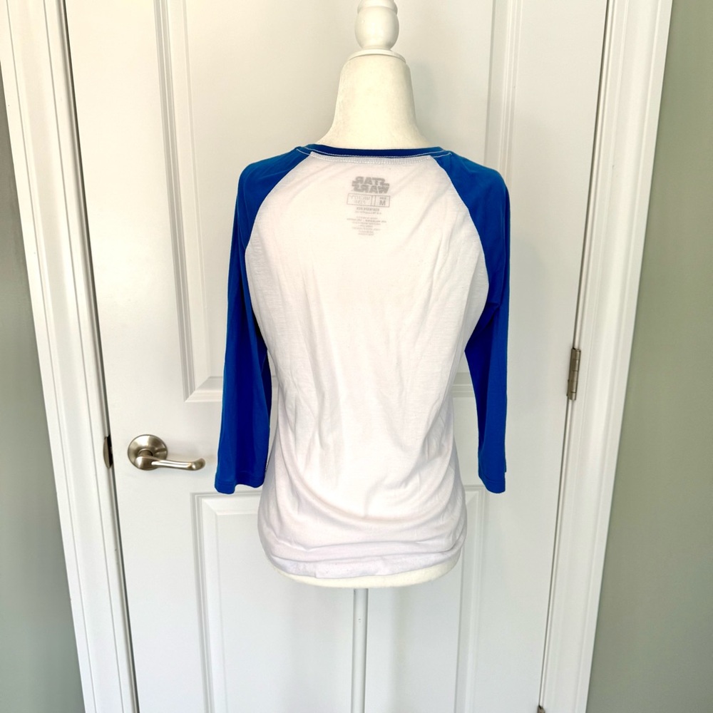 Star Wars R2-D2 Baseball Tee, M - Picture 3 of 6